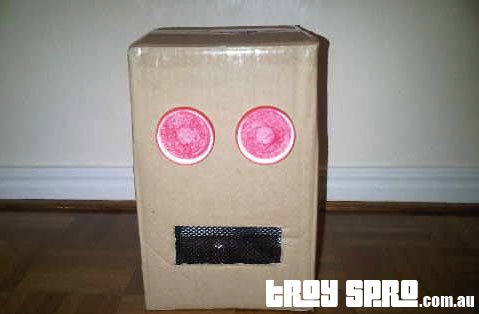 How to make a Boxhead (LMFAO) or Robot Head for Crazy Hat Day