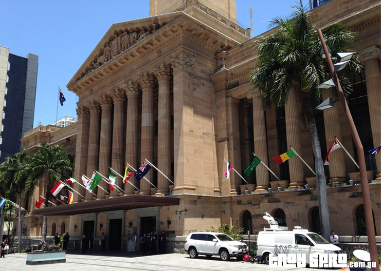 G20 Brisbane King George Square City Hall Building