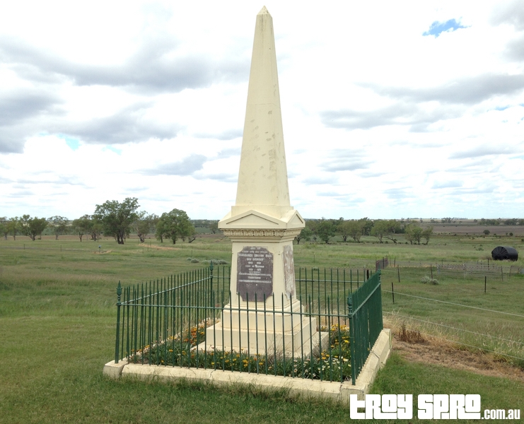 The Bell Family Monumant at Jimbour House