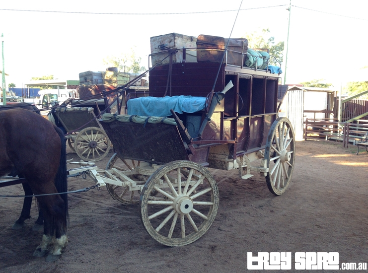 Stagecoach Ride Kinnon and Co Longreach Outback Queensland