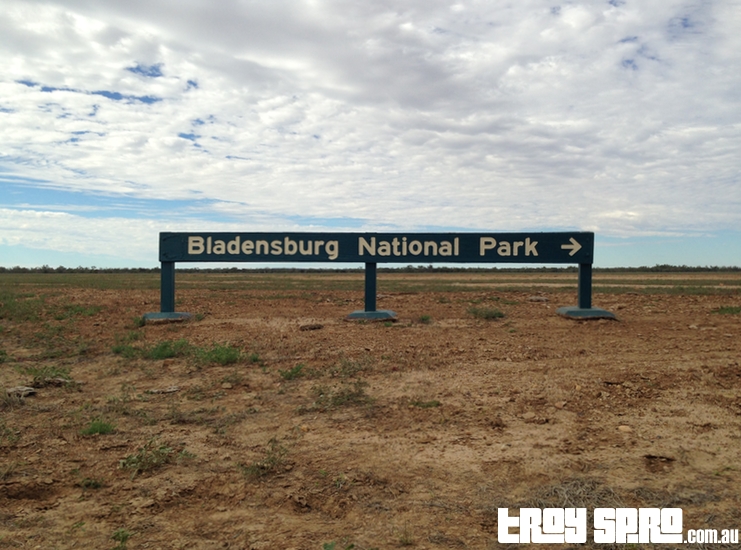Bladensberg National Park Queensland Entry Sign