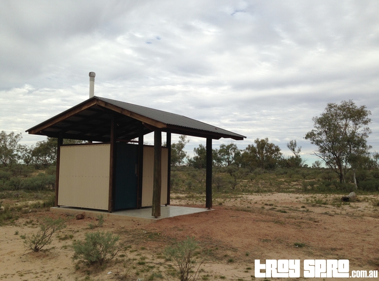 Toilet Block for Camping at Bough Shed Hole in Bladensberg National Park Queensland