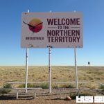Queensland Northern Territory Border Sign
