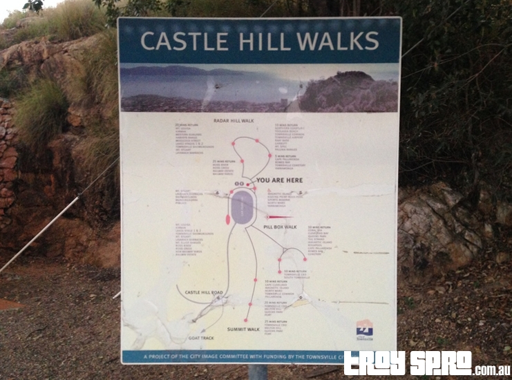 Walking Tracks on Castle Hill