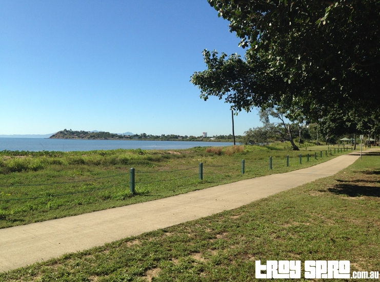 Across the road beach views and walks at the Rowes Bay Caravan Park