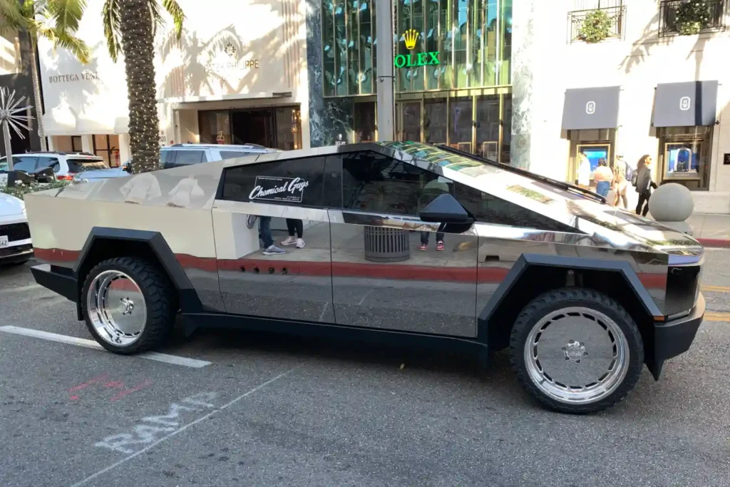 Chemical Guys Tesla Cyber Truck Mirror Finish One Day in LA