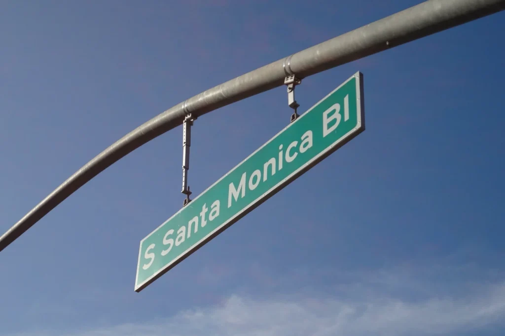 Samta Monica BLVD One Day in LA