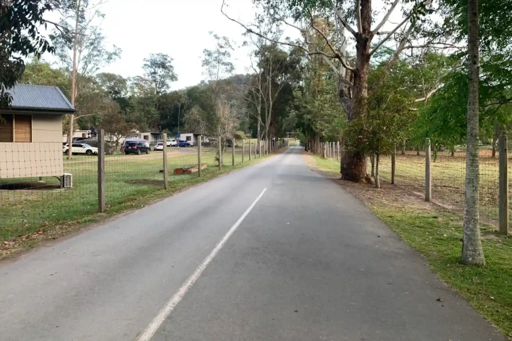Road out of Camping at Borumba Deer Park Queensland