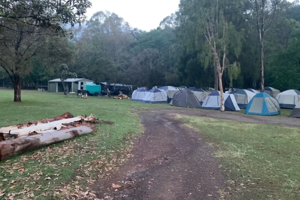 Tent Camping at Borumba Deer Park in Queensland
